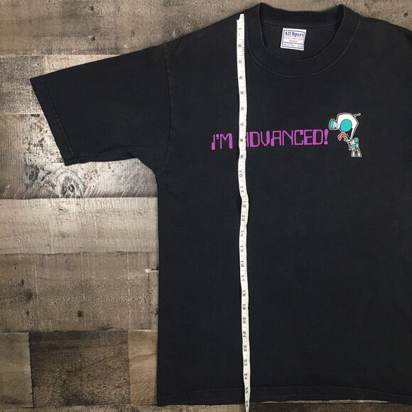 Rare Vintage 2002 Invader Zim Gir T Shirt Cartoon Tee Mall Goth Emo Small Y2K - Picture 10 of 14